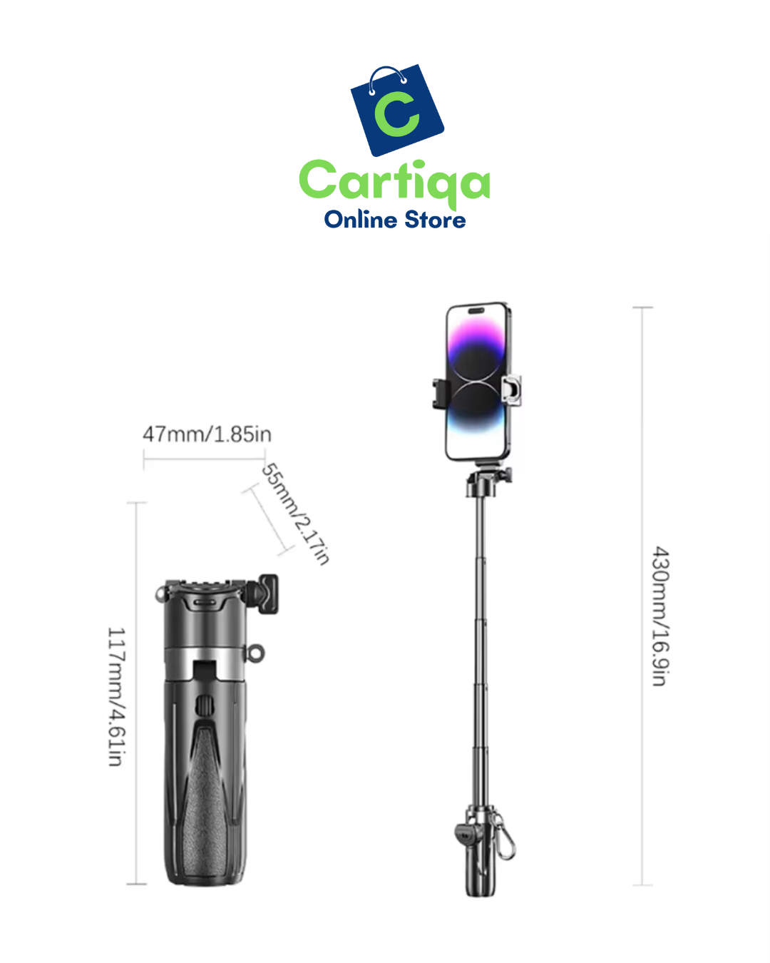 P15Mini Selfie Stick Tripod Phone Stand with Wireless Control Portable Mini Tripod