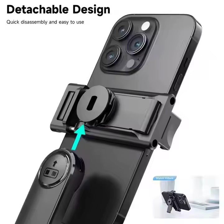 C17 AI Face Tracking Gimbal Stabilizer 360 Degree Foldable Tripod & Selfie Stick with Remote Control for Digital Camera Vlogging