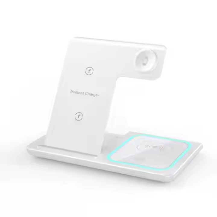 3 in 1 Magnetic Wireless Charger Phone Stand Fast Wireless Station Magnetic Mobile Phone Holder